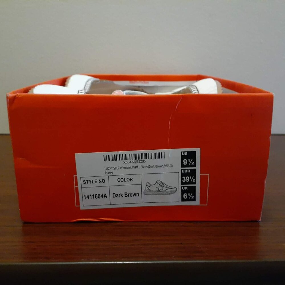 Lucky Step Women's Fashion Star Platform Walking Sneakers NIB - Picture 11 of 11